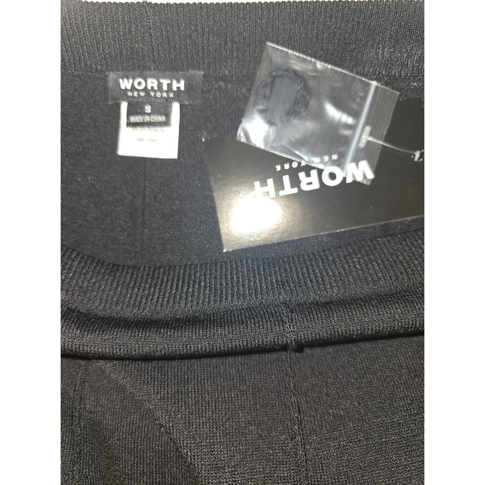 Worth New York Black Knit A-Line Skirt Small NWT Professional Elegant - Picture 5 of 6
